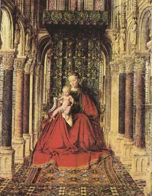 Jan Van Eyck The Virgin and Child in a Church (mk08) china oil painting image